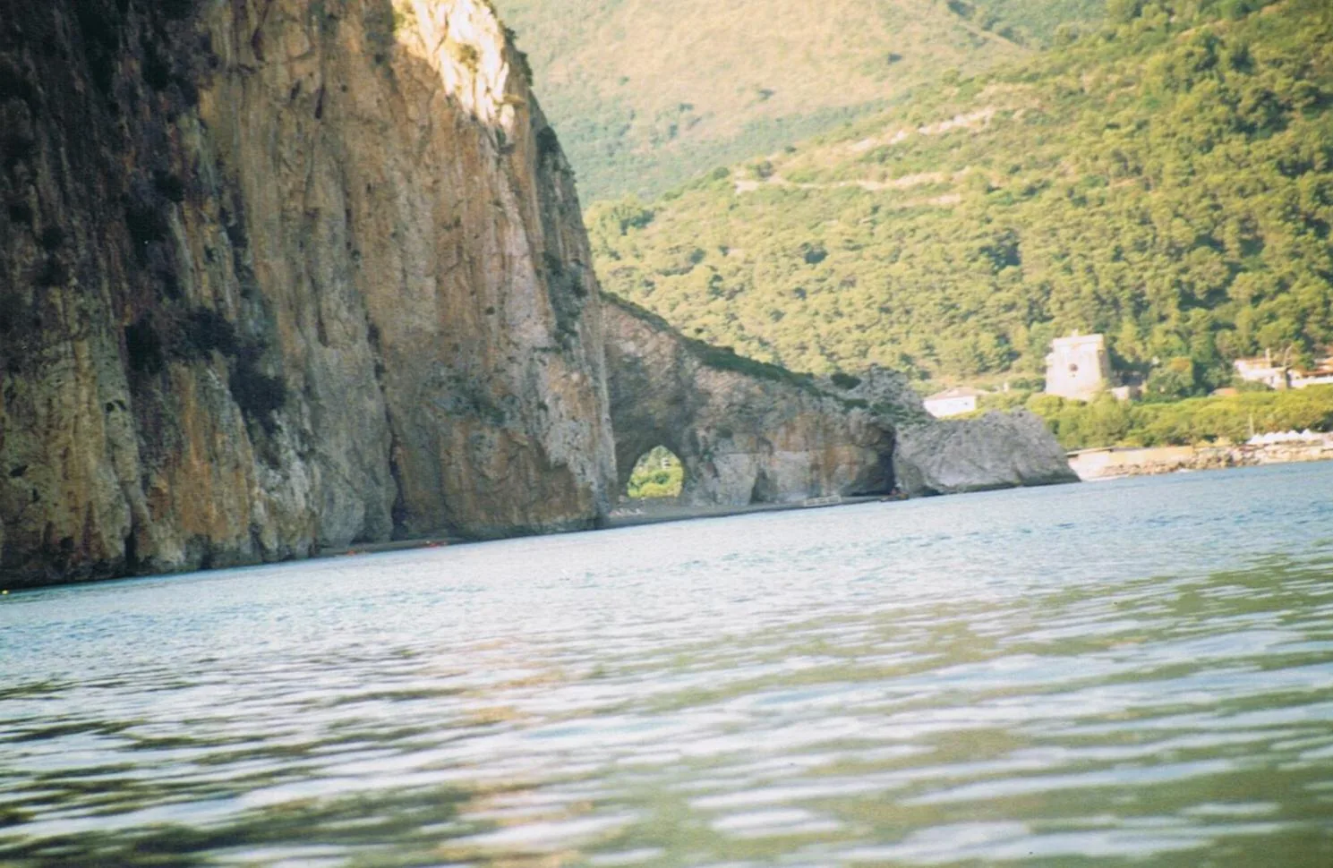 Le falesie di Capo Palinuro a picco sul mare